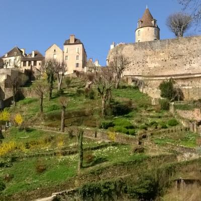 Les jardins en terrasse d'Avallon